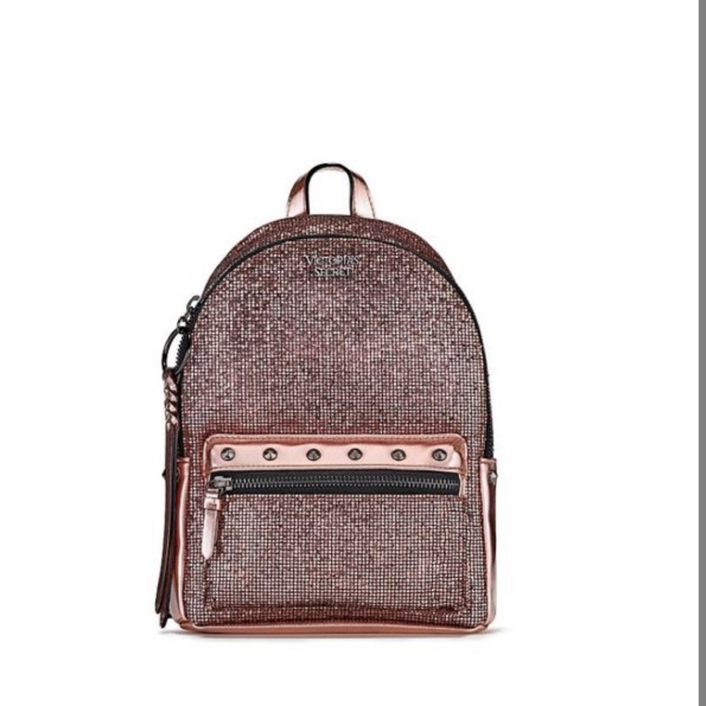 Victoria secret mini backpack rose gold